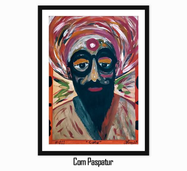 Aquarelas Radiantes #011 - "Guru" - (Obra Original) - Image 2