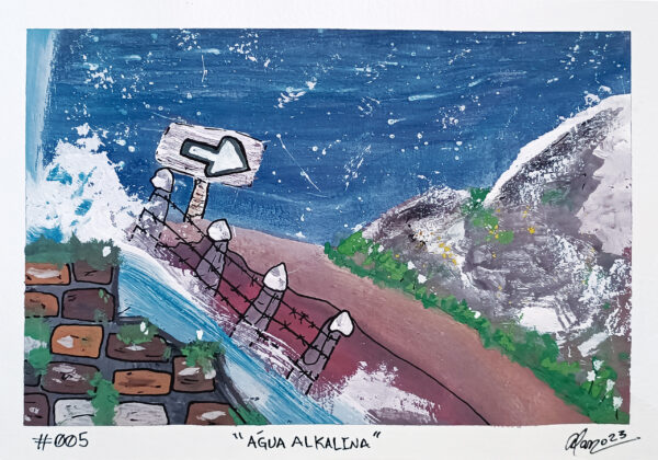 Aquarelas Radiantes #005 - "Água Alkalina" (Obra Original)
