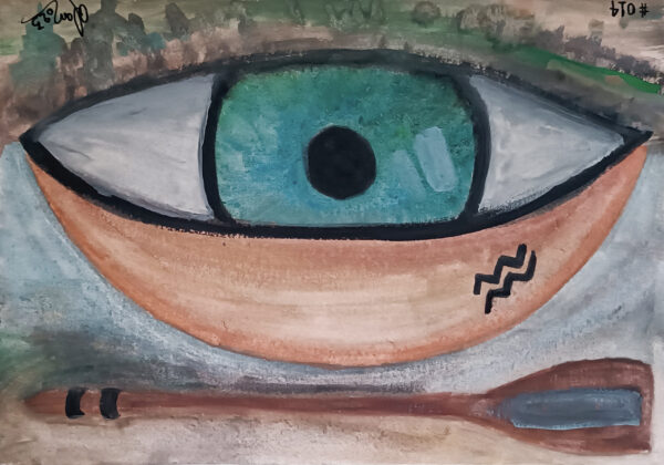 Aquarelas Radiantes #014 - "Visões do Rio Missionário" (Obra Original) - Image 2