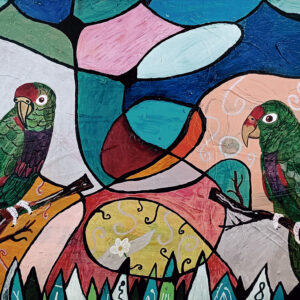 Natureza Fragmentada #015 — "Papagaio-de-peito-roxo"