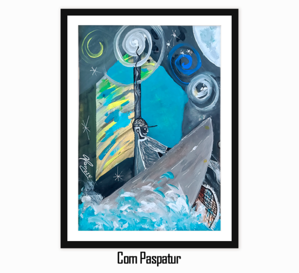 "O Pescador da Meia-noite"  - (Obra Original) - Image 2