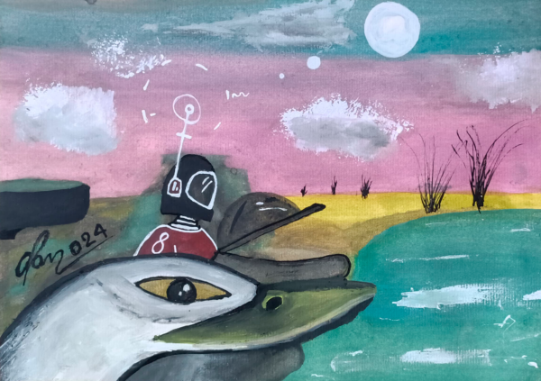 "E o vento o Lembrou" - (Obra Original)