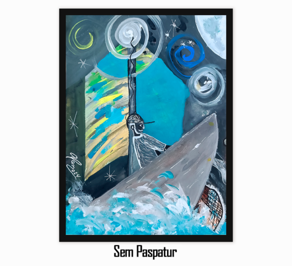 "O Pescador da Meia-noite"  - (Obra Original) - Image 3