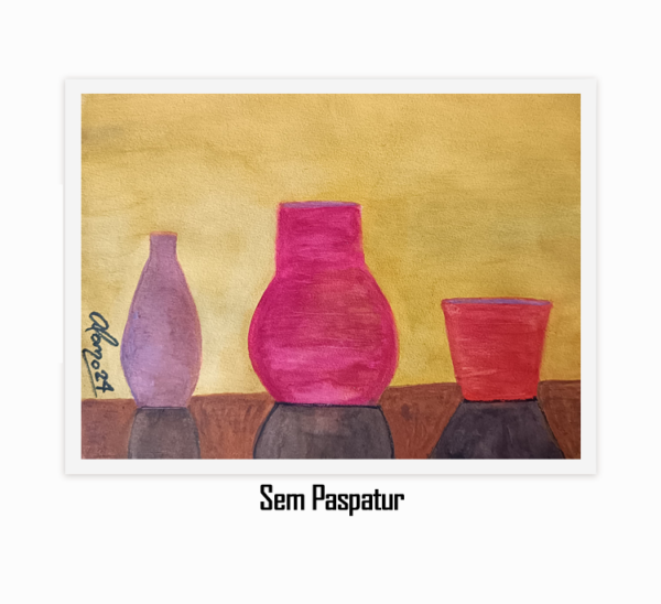 Aquarelas Radiantes #029 - "Vasos Visitantes" - (Obra Original) - Image 5