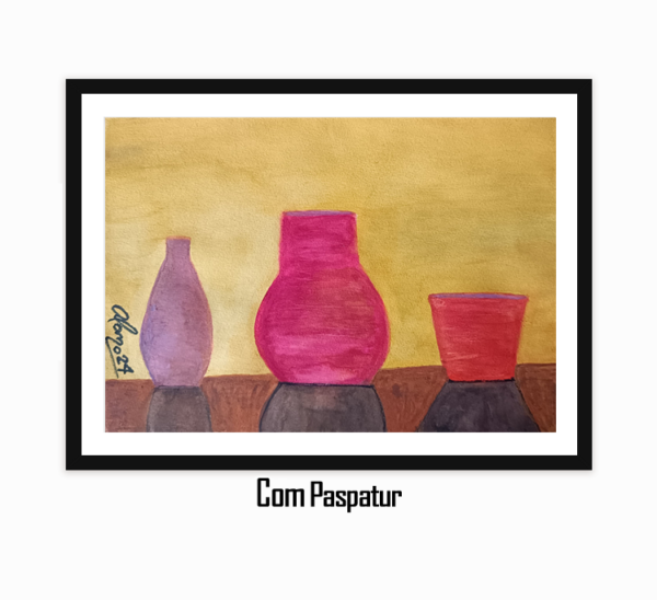 Aquarelas Radiantes #029 - "Vasos Visitantes" - (Obra Original) - Image 2